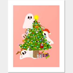 Halloween and Christmas Posters and Art